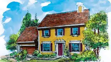 image of cottage house plan 1266